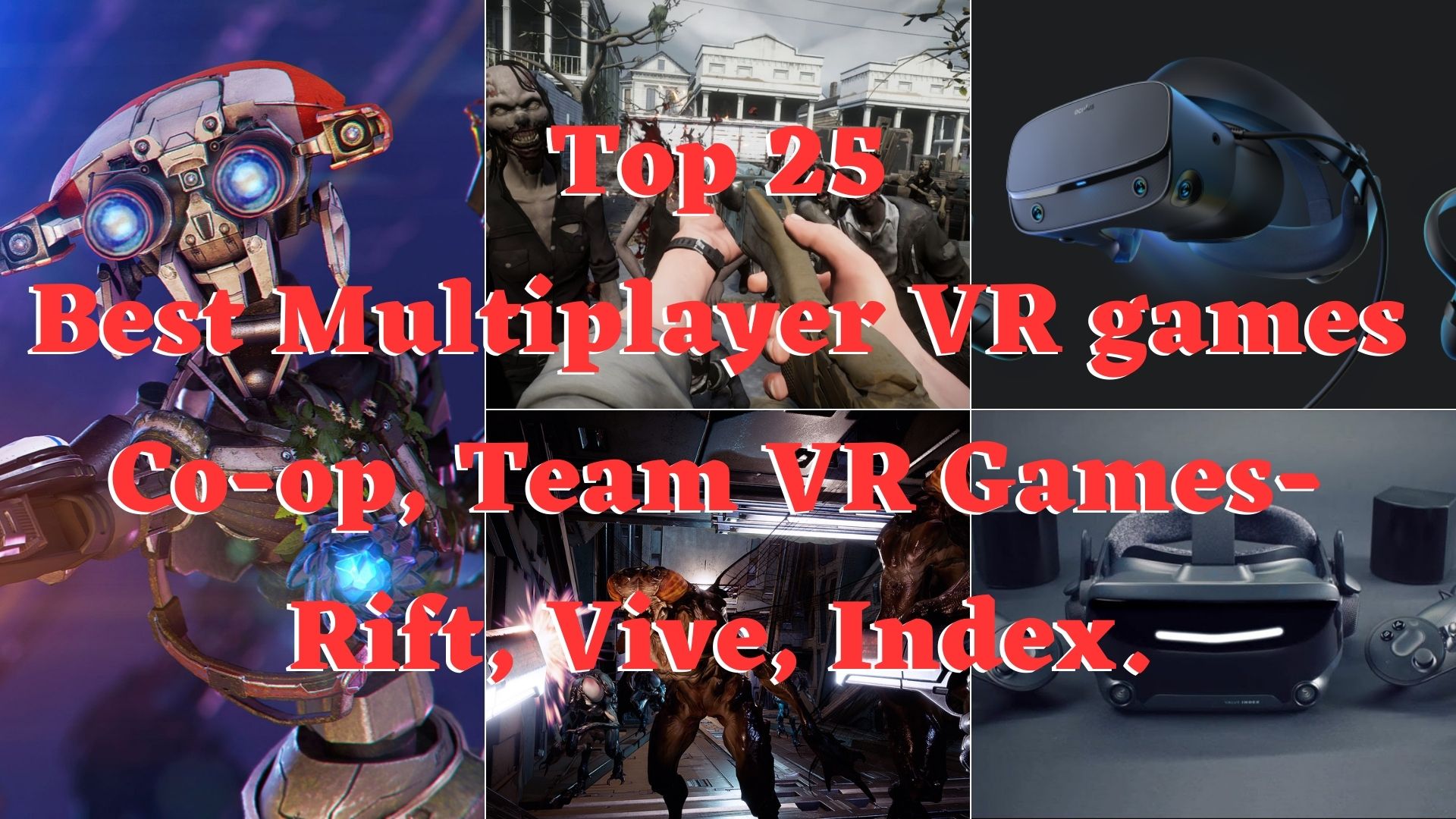 Top 25 BEST MULTIPLAYER VR GAMES COOP/Team VR Games