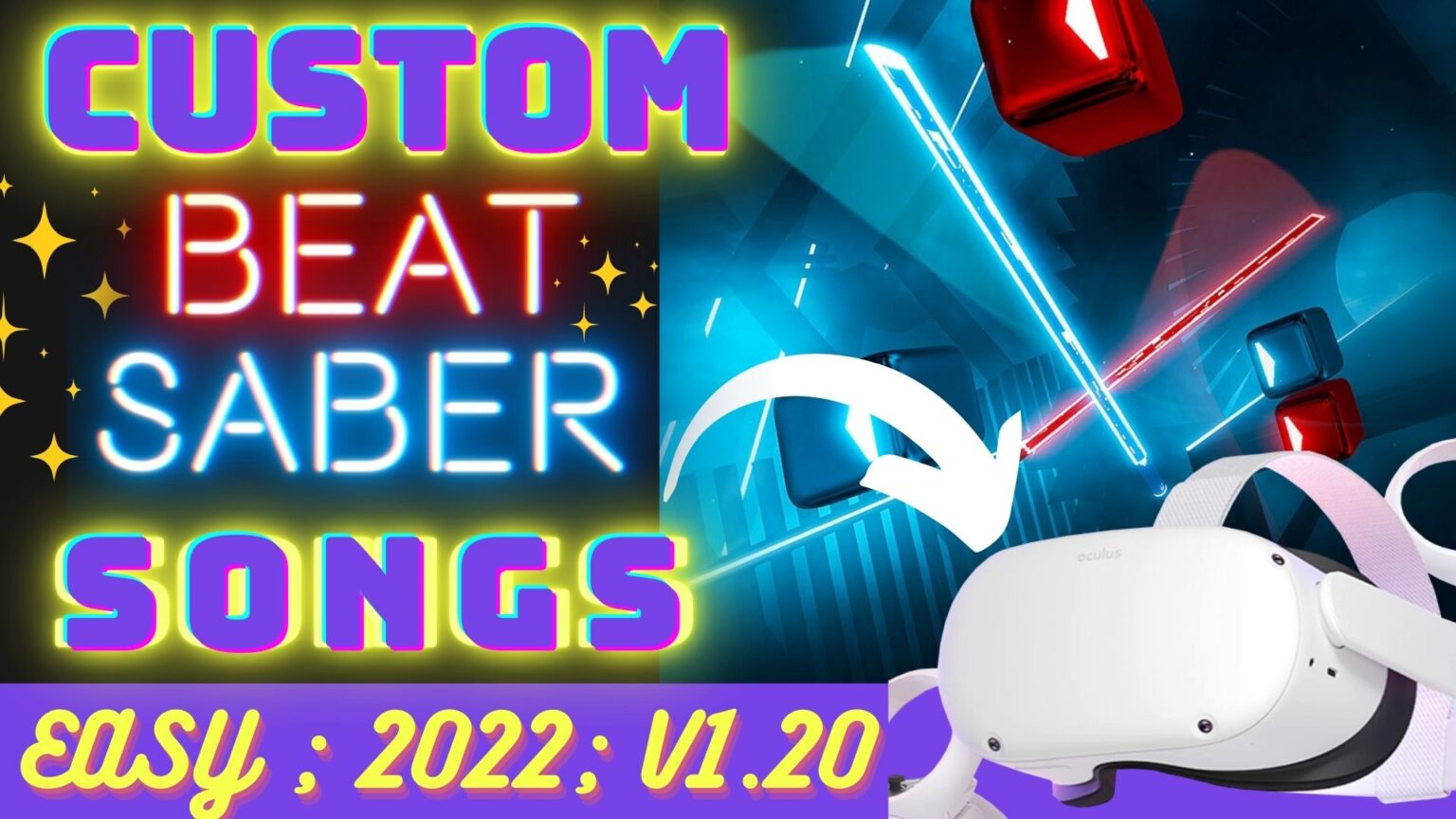 How To Install Custom Songs On Beat Saber For Meta Quest!