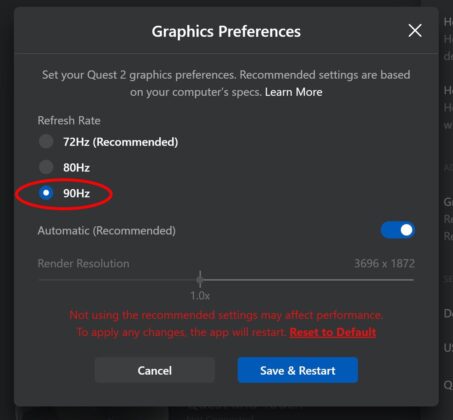 2 STEP: How To INCREASE OCULUS LINK PCVR Quality On QUEST 2